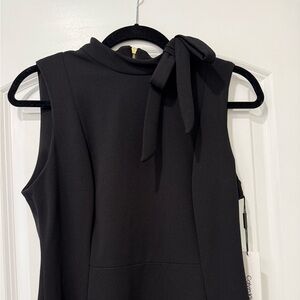 Calvin Klein Elegant Black Sleeveless Mini Dress